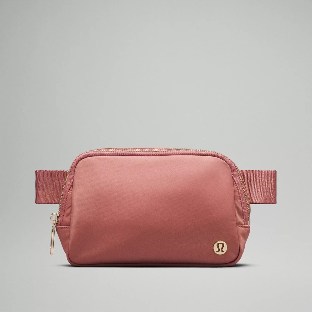 NWT Lululemon Everywhere Belt Bag Metal Hardware, Spiced Chai and Rose Gold